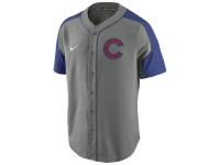 Chicago Cubs Nike Dri-FIT Woven Jersey - Gray
