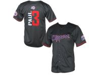 Chris Paul Los Angeles Clippers Majestic Youth NBA Baseball Jersey - Charcoal