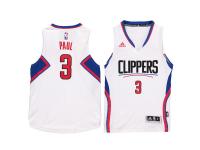 Chris Paul Los Angeles Clippers Youth Swingman Basketball Jersey - White