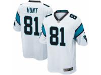Cole Hunt Men's Carolina Panthers Nike Jersey - Game White