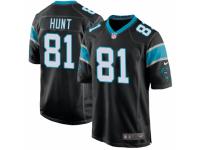 Cole Hunt Men's Carolina Panthers Nike Team Color Jersey - Game Black