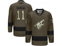 Coyotes #11 Martin Hanzal Green Salute to Service Stitched NHL Jersey