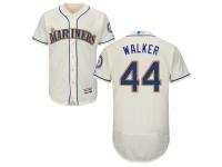 Cream Taijuan Walker Men #44 Majestic MLB Seattle Mariners Flexbase Collection Jersey