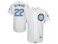 Cubs #22 Jason Heyward White (Blue Strip) Flexbase Authentic Collection 2016 Father Day Stitched Baseball Jersey