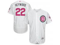 Cubs #22 Jason Heyward White (Blue Strip) Flexbase Authentic Collection 2016 Mother Day Stitched Baseball Jersey