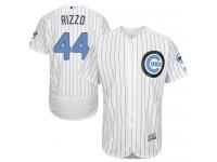 Cubs #44 Anthony Rizzo White (Blue Strip) Flexbase Authentic Collection 2016 Father Day Stitched Baseball Jersey