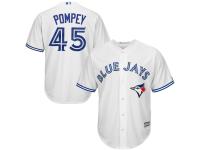 Dalton Pompey Toronto Blue Jays Majestic 2015 Cool Base Player Jersey - White