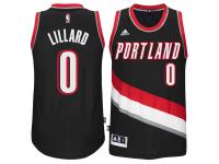Damian Lillard Portland Trail Blazers adidas Player Swingman Road Jersey - Black