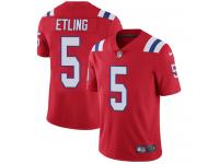 Danny Etling Youth Limited Red Jersey Nike NFL New England Patriots Vapor Untouchable Alternate #5