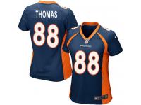 Denver Broncos Demaryius Thomas Women's Alternate Jersey - Navy Blue Nike NFL #88 Game