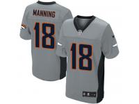 Denver Broncos Peyton Manning Youth Jersey - Grey Shadow Nike NFL #18 Game