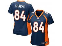 Denver Broncos Shannon Sharpe Women's Alternate Jersey - Navy Blue Nike NFL #84 Game