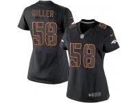 Denver Broncos Von Miller Women's Jersey - Black Impact Nike NFL #58 Game