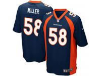 Denver Broncos Von Miller Youth Alternate Jersey - Navy Blue Nike NFL #58 Game