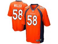 Denver Broncos Von Miller Youth Home Jersey - Orange Nike NFL #58 Game