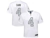 Derek Carr Oakland Raiders Nike Youth Color Rush Game Jersey - White