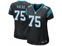Destiny Vaeao Women's Carolina Panthers Nike Team Color Jersey - Game Black