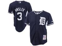 Detroit Tigers Ian Kinsler Majestic Youth Cool Base Batting Practice Player Jersey - Navy Blue