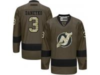 Devils #3 Ken Daneyko Green Salute to Service Stitched NHL Jersey