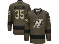 Devils #35 Cory Schneider Green Salute to Service Stitched NHL Jersey