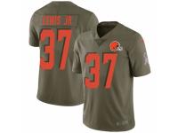 Donnie Lewis Jr. Youth Cleveland Browns Nike 2017 Salute to Service Jersey - Limited Green