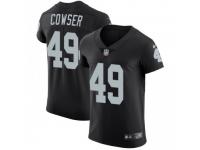Elite Men's James Cowser Oakland Raiders Nike Team Color Vapor Untouchable Jersey - Black