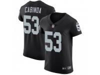 Elite Men's Jason Cabinda Oakland Raiders Nike Team Color Vapor Untouchable Jersey - Black