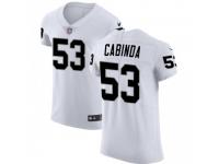 Elite Men's Jason Cabinda Oakland Raiders Nike Vapor Untouchable Jersey - White