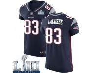 Elite Men's Matt LaCosse New England Patriots Nike Team Color Super Bowl LIII Vapor Untouchable Jersey - Navy
