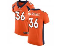 Elite Men's Trey Marshall Denver Broncos Nike Team Color Vapor Untouchable Jersey - Orange