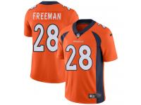 Elite Youth Royce Freeman Orange Home Jersey NFL Nike Denver Broncos #28 Vapor Untouchable