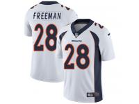 Elite Youth Royce Freeman White Road Jersey NFL Nike Denver Broncos #28 Vapor Untouchable