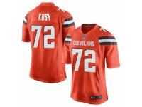 Eric Kush Men's Cleveland Browns Nike Alternate Jersey - Game Orange