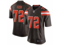 Eric Kush Men's Cleveland Browns Nike Team Color Jersey - Game Brown