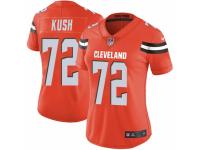 Eric Kush Women's Cleveland Browns Nike Alternate Vapor Untouchable Jersey - Limited Orange