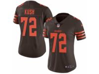 Eric Kush Women's Cleveland Browns Nike Color Rush Jersey - Limited Brown