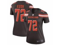 Eric Kush Women's Cleveland Browns Nike Jersey - Legend Vapor Untouchable Brown