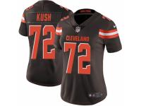 Eric Kush Women's Cleveland Browns Nike Team Color Vapor Untouchable Jersey - Limited Brown