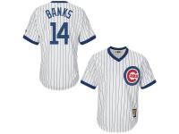 Ernie Banks Chicago Cubs Majestic Cool Base Cooperstown Collection Player Jersey - White