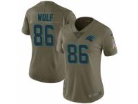 Ethan Wolf Women's Carolina Panthers Nike 2017 Salute to Service Jersey - Limited Green