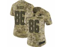 Ethan Wolf Women's Carolina Panthers Nike 2018 Salute to Service Jersey - Limited Camo