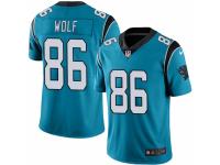 Ethan Wolf Youth Carolina Panthers Nike Alternate Vapor Untouchable Jersey - Limited Blue