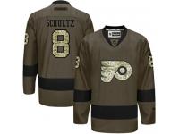 Flyers #8 Dave Schultz Green Salute to Service Stitched NHL Jersey