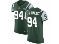 Folorunso Fatukasi Men's New York Jets Nike Team Color Vapor Untouchable Jersey - Elite Green