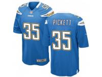 Game Men's Adarius Pickett Los Angeles Chargers Nike Powder Alternate Jersey - Blue