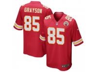 Game Men's Davon Grayson Kansas City Chiefs Nike Team Color Jersey - Red