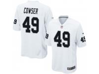 Game Men's James Cowser Oakland Raiders Nike Jersey - White