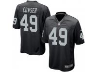 Game Men's James Cowser Oakland Raiders Nike Team Color Jersey - Black