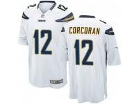 Game Men's Josh Corcoran Los Angeles Chargers Nike Jersey - White