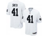Game Men's Keith Smith Oakland Raiders Nike Jersey - White